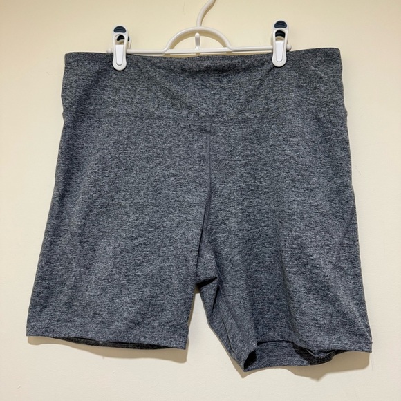 Zobha Pants - Women’s Zobha Brand Grey Salt and Pepper Gym Workout Athletic Shorts Size XXL